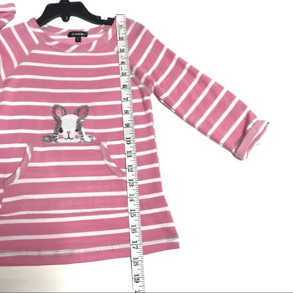 Zunie - Sequin Bunny Long Sleeve Top - Picture 5 of 5